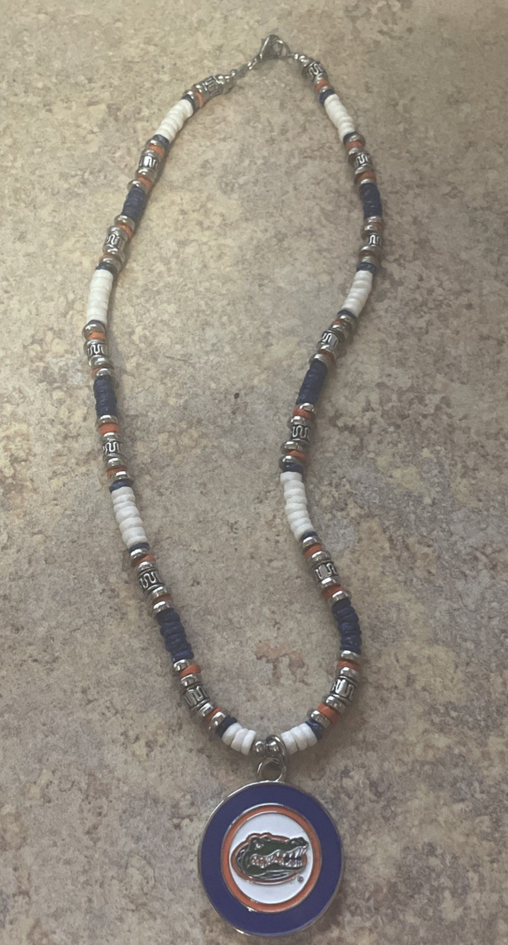 Florida Gators Beaded Necklace